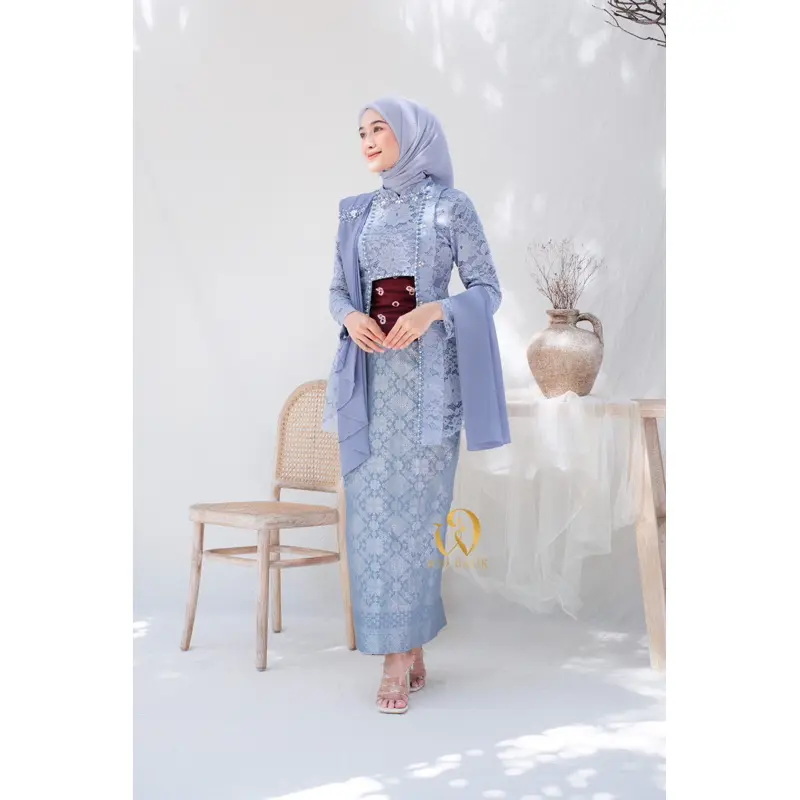 ADA JUMBO XXL Kebaya Laksmi Kutubaru | Free Selendang dan Obi Belt Batik | Kebaya Lamaran Modern, kebaya bridesmaid Kebaya Wisuda, COUPLEBATIK | WIDBATIK 5