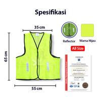 Gambar Rompi Safety Proyek Reflective Type-MESH Tonata / Rompi Jaring Proyek Kerja Hijau / Rompi Safety Reflektif Berpori / Vest Keselamatan Kerja APD / Rompi Kerja Lapangan & Proyek Konstruksi / Aksesoris Safety Industri dan Pekerjaan Lapangan dari Tonata Indonesia Kab. Tangerang 2 Tokopedia