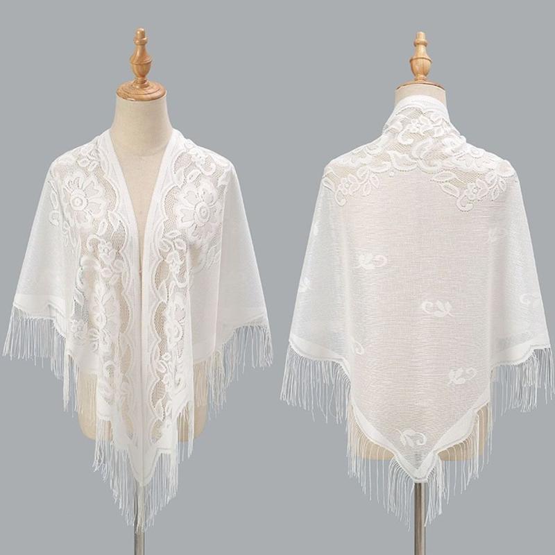 Product Introduction of Khăn Choàng Rỗng Cho Nữ, Phụ Kiện Đám Cưới Có Tua Rua, Khăn Choàng Cô Dâu Nhiều Màu, Khăn Quàng Cổ Thời Trang Cho Nữ 9