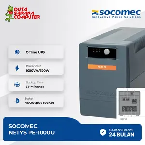 UPS Socomec Netys PE 1000-U Murah Original
