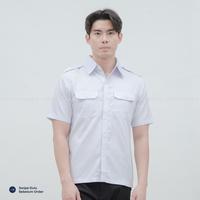 Gambar Primaragam Baju Pdh Putih Pria Pendek Kantong 2 Kemeja Seragam Pns Asn Dinas Pilot Wanita Laki Laki - M, KEMEJA SAJA dari primaragam Kab. Bandung 1 Tokopedia