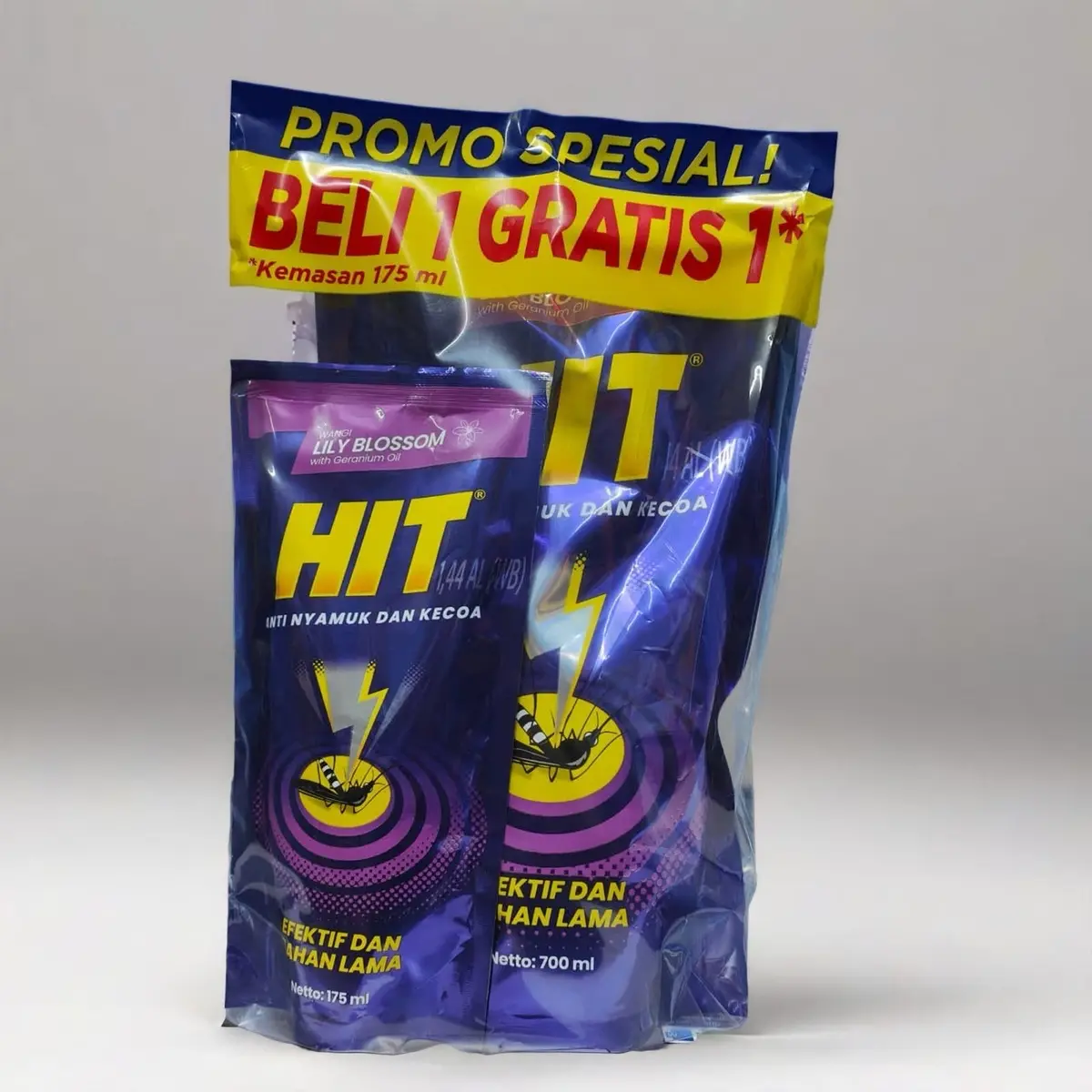 ￼Hit anti nyamuk Refill liquid cair buy 1 get 1 ( 700 ml +  175 ml )