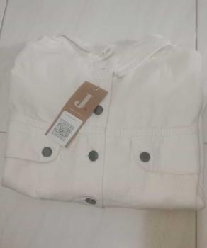 Product Review of JINISO Jaket Crop Jeans Oversize Pocket Khaki from u**k 0