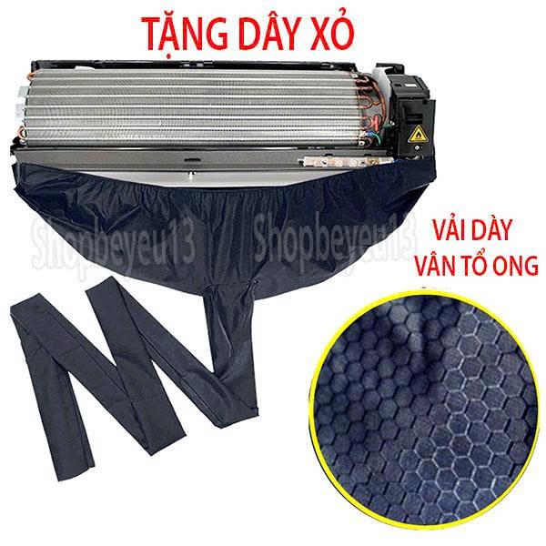 Túi Bạt Rửa Vệ Sinh Máy Lạnh Nhiều Size Vải Dày Chống Thấm Nước Miệng Rộng 1.8m & 1.5m Tặng Dây Xỏ Ống Xả 2.5m