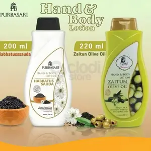 Purbasari Hand & Body Lotion Habbatus Sauda Zaitun Olive Oil