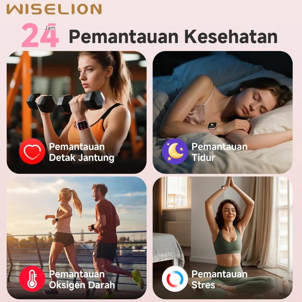 WISELION Smartwatch LG69 MINI - 1.83" HD Display - Android and iOS - Sport & Health Monitoring - LeFun