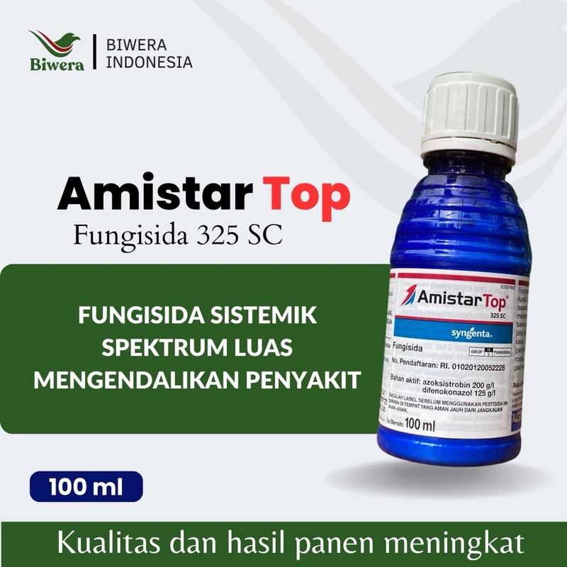 Amistartop 325 SC Fungisida sistemik  Kemasan Repack 20ml Mengendalikan penyakit jamur 0