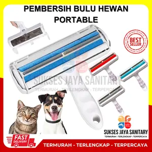 Pembersih Bulu Kucing/Anjing PET HAIR REMOVALyaitu Lint Roller Portable Jangka Panjang(Lifetime Use)