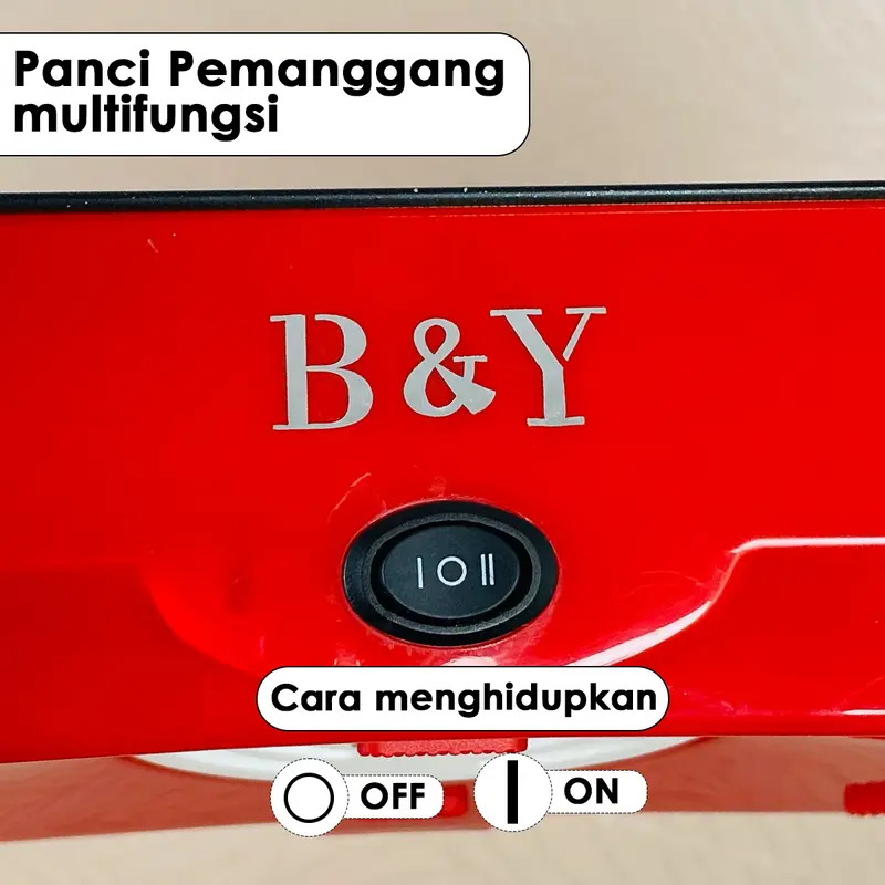 Panci Panggangan Multifungsi / BBQ Grill Electric / Anti lengket Ukuran 26cm dan 30cm 7