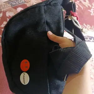 (Gratis Pin) PUSHOP Tas Selempang Corduroy Pria Wanita ASTER- Slingbag Corduroy Uniseks FREE 2 PIN BROS Sling bag Casual Terbaru