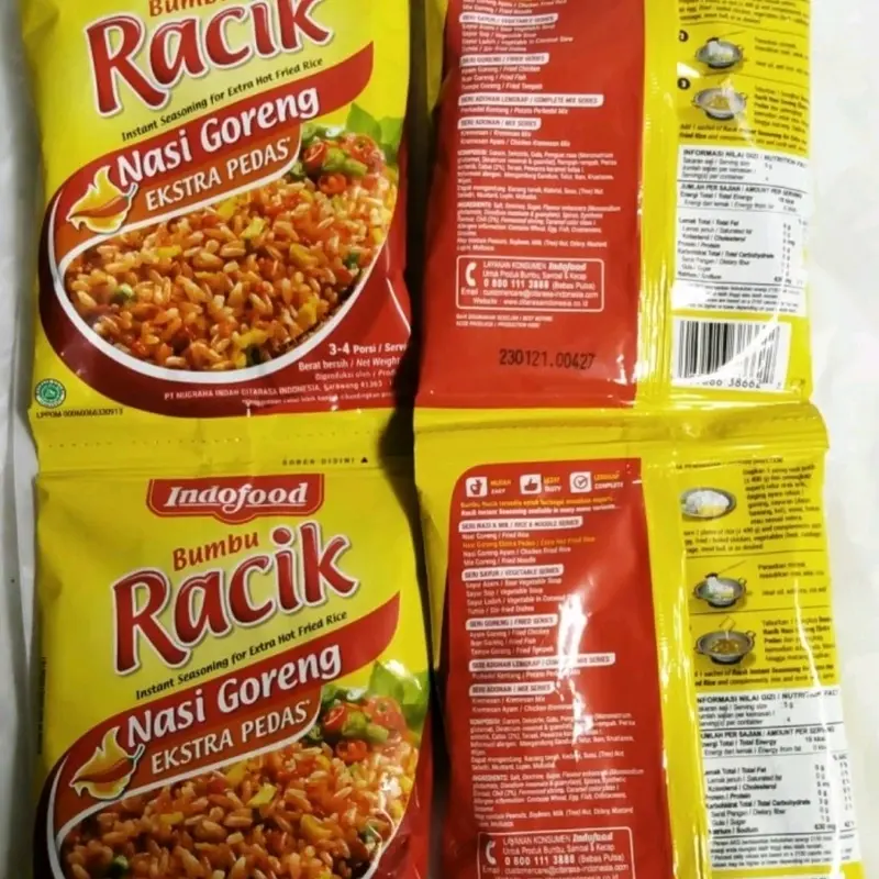 Racik Bumbu Nasi Goreng Extra Pedas (20gr X 10.pcs) Instan 1