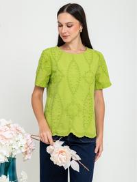 Gambar SISTER'S Blouse - Blus Atasan Wanita Katun Brukat Kombi Kaos C1571 (CAP) - Hijau, M (T2) dari Sisters Fashion Group Kota Administrasi Jakarta Utara 1 Tokopedia