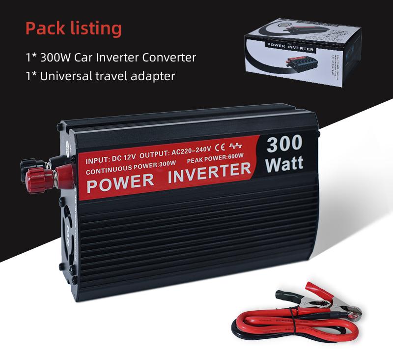Product Introduction of Biến tần ô tô, Anern, 300W, Biến tần sóng điều chỉnh, Thiết Bị chuyển đổi điện, Thích hợp cho ô tô và sử dụng trên phương tiện, Biến tần chuyển đổi 12V DC sang 220V AC, Tương thích với các thiết bị di động khác nhau 13