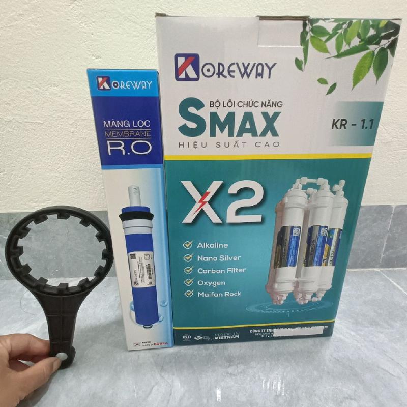  COMBO BỘ LÕI LỌC TỪ 4 ĐẾN 9 HÀN QUỐC KOREWAY. TẶNG TAY VẶN CỐC RO .DÙNG CHO MỌI LOẠI MÁY LỌC NƯỚC RO. 