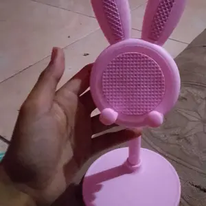 Stand Holder Phone Kelinci Cute Folding Dekstop Universal Portable