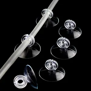 Silicone Air Pump Cylinder Holder with Suction Cups � Secure Mount for Pumps, Stable and Reliable Tank Attachment - 20pcs