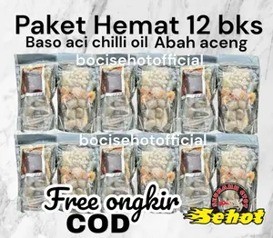 [ CHILLI OIL ] 12 BUNGKUS BASO ACI CHILLI OIL PAKET USAHA