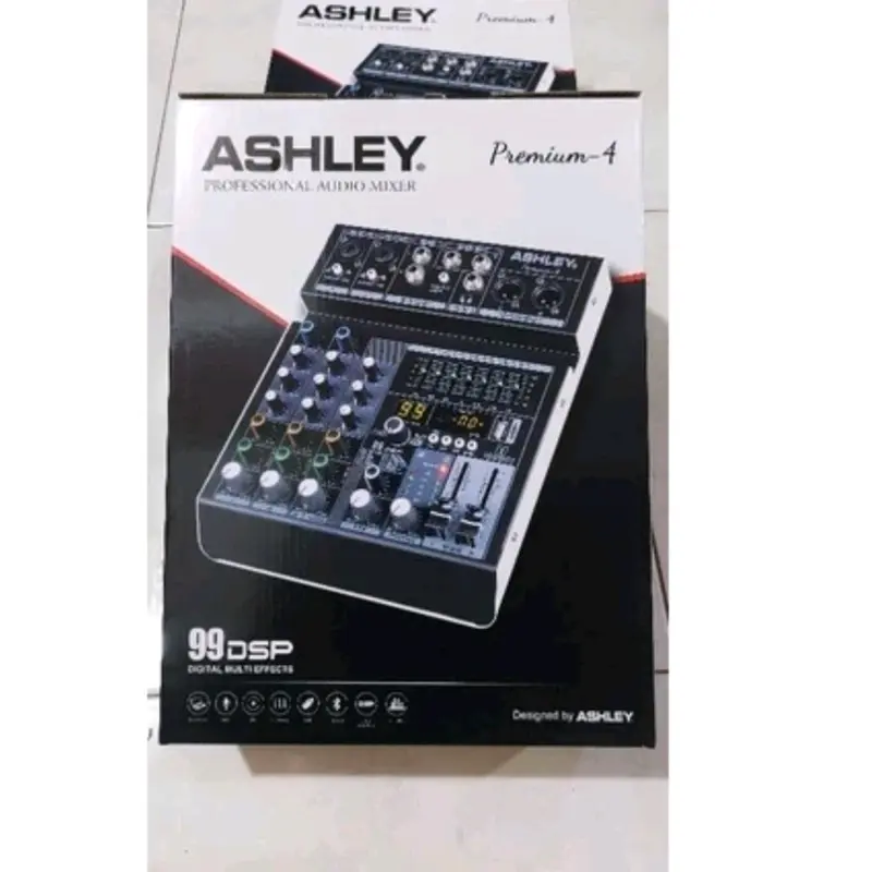 Professional Audio Mixer PREMIUM 4 ASHLEY. Premium 4 .Bluetooth .USB.Soundcard Original . 0