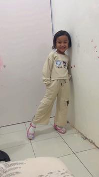 Product Review of Masyken Setelan Sweater Anak Perempuan Crop Top Usia 1-6 Tahun Bayi Parsel TPE Beige from W**e y**g (**🎀 2