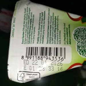 (10 PCS) PROMO SASA / ELLENKA SANTAN KELAPA Cair 65ml