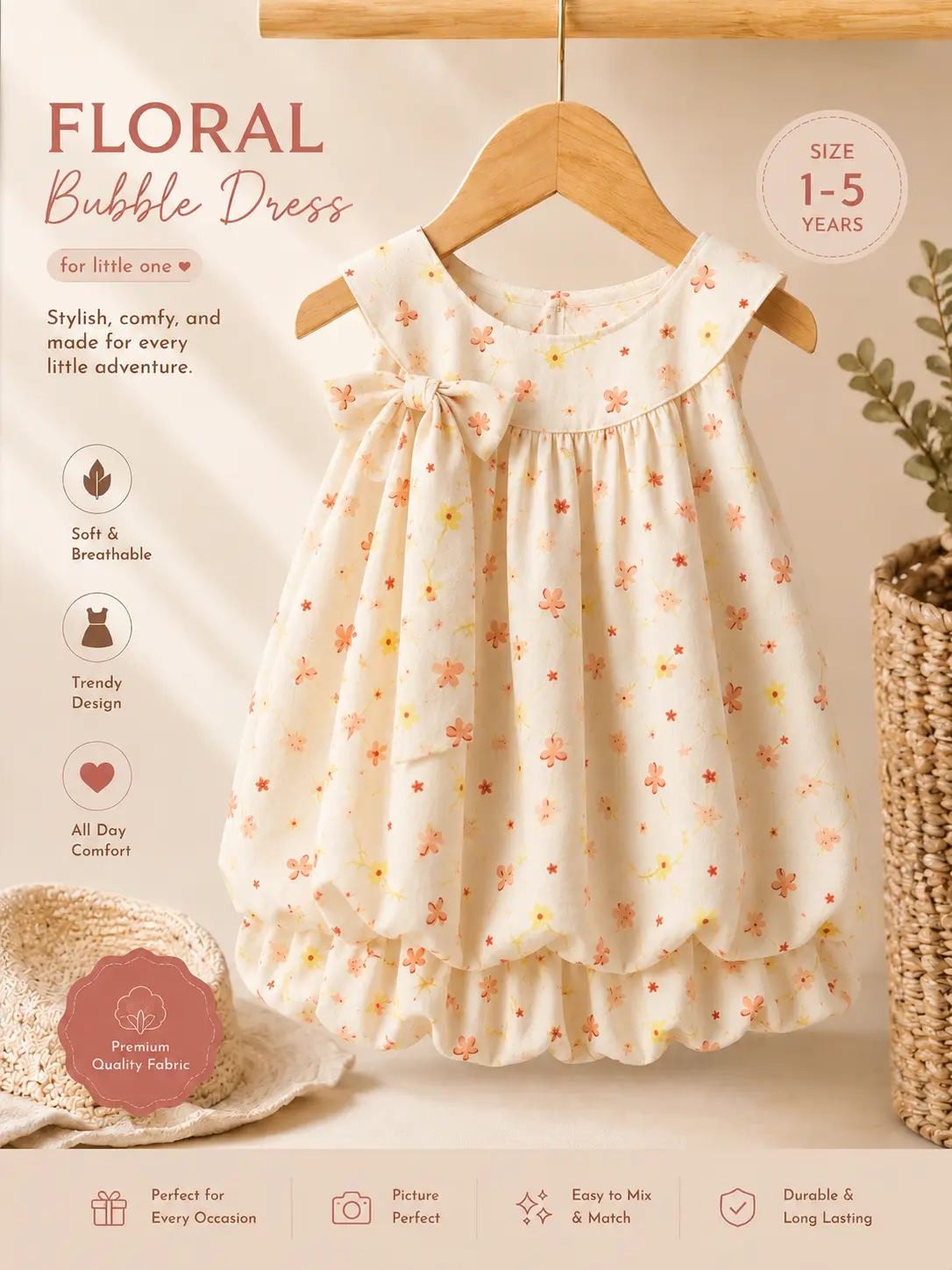 One Set Balon Setelan Anak Leopard Cantik Lucu, Bahan Rayon Premium, ELEGAN UNTUK SANTAI DAN LIBURAN USIA 1-5 Tahun