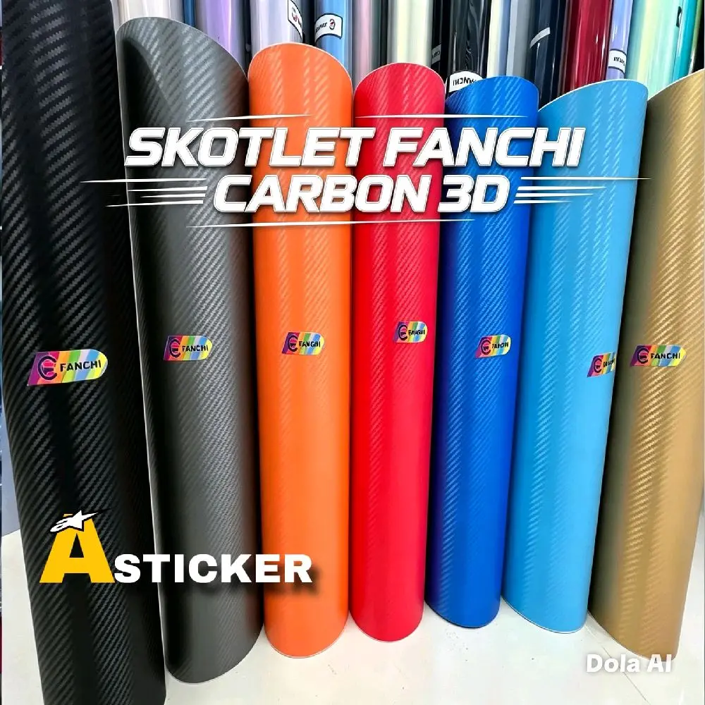 STIKER KARBON DOP 3D KARBON