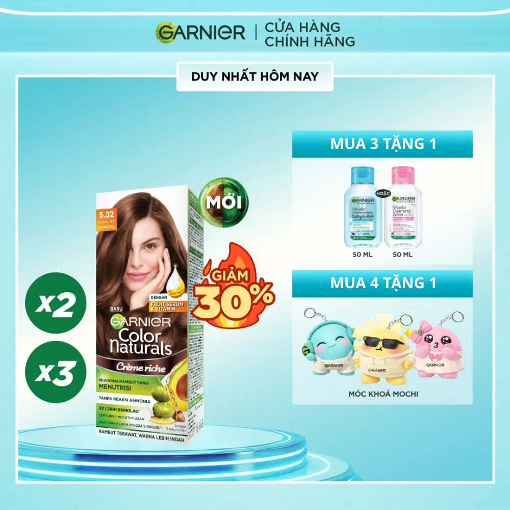 Kem Nhuộm Tóc Màu Thời Trang Garnier Color Naturals Ultra Colors - 8 Màu Nhuộm Thời Trang