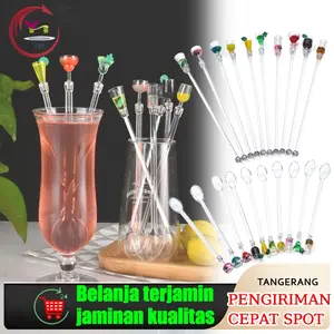 10pcs / Set Stirer Sendok Jinde/Stik Pengaduk Minuman