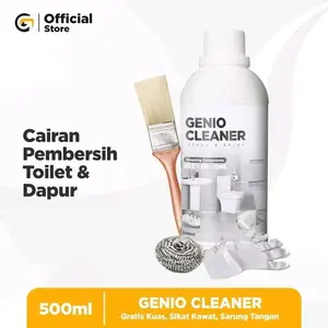 Cairan pembersih Lantai Toilet 500 ml seperti noda kuning / kerak keramik,nat nat,granit,marmer, stainless free sarung tangan,kuas Cairan Plastik Cleaner