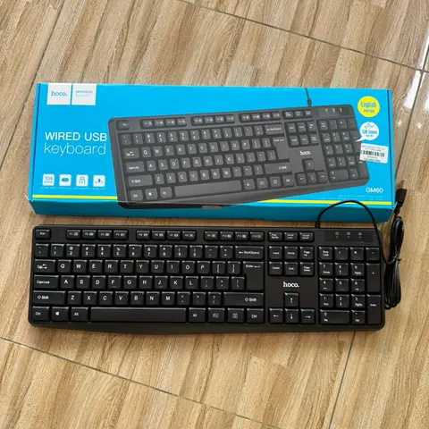 Bàn phím có dây USB Hoco GM60 cho máy tính