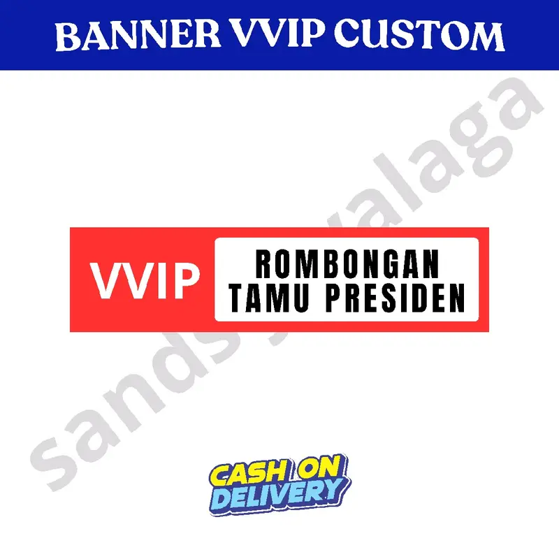 Spanduk Banner VVIP Custom Bis Banner kata kata 6