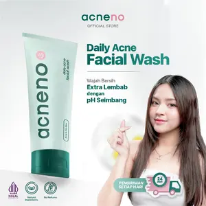 [FLASH SALE] Sabun Wajah Acneno - isi 80g | Facial Wash Berjerawat Dengan Salycilic Acid Membantu Membersihkan Wajah & Komedo