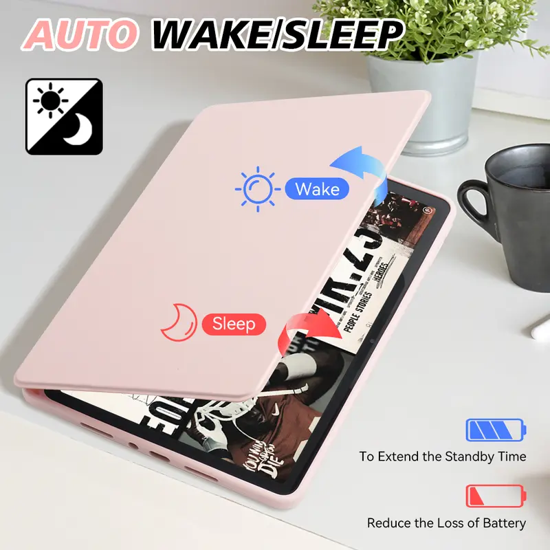 DANYCASE 360° Rotating Case with Pencil Holder for Infinix XPAD 11inch 2024 Acrylic Tablet Casing  with Smart Wake/Sleep Silicone Tablet Cover 1