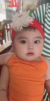 Product Review of Băng Đô Che Thóp - Cài tóc Xinh Xắn Cho Bé Gái Htbabykids (0-24 tháng) from 阿** 0