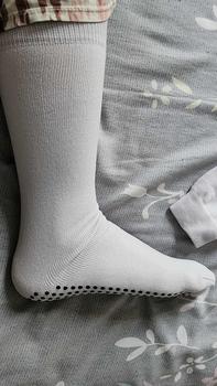 Product Review of Kaos Kaki Anti Slip Ukuran L Panjang Sebetis Wanita Bahan Nilon Spandex Lembut Muslim from y**i 2
