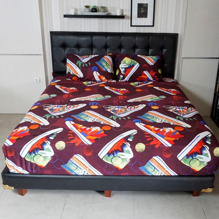 Gambar Idola Style Sprei 120 T25 / 120 / 160 / 180 T30 cm Katun Jepang KJ-6090 - 120x200x25 dari Idola Style Kota Administrasi Jakarta Utara Tokopedia