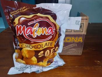 Product Review of COD Soes Coklat Cokelat/strawberry/ 500g/1kg /Update kemasan terbaru / merek baru/Malona/ mix rasa/halal Kue Sus Kering Isi soes coklat lumer 1 kgr Enak Murah （Cemilan keluarga, cocok untuk dewasa dan anak-anak） Chocolate Food Makanan Snack Manis from R**A 9**📱 1