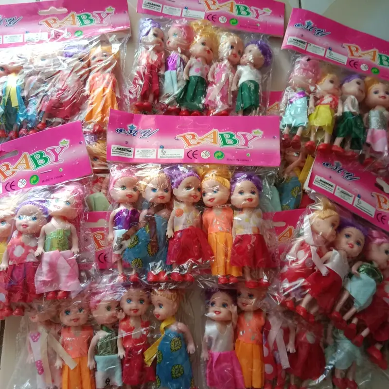 MAINAN ANAK BERBI ISI 5 PCS / BONEKA BERBI KELLY / BONEKA BERBI KECIL 4