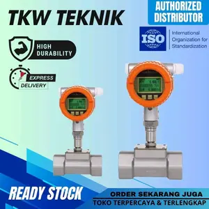 LWYG liquid Intelligent Water Flow Meter Turbin Stainlees Steel Flowmeter Sensor DN50 2"Inch Bensin Minyak Cair Susu