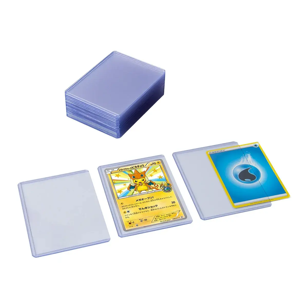 Premium Toploader SIDE IN High Quality TCG card holder Pokemon MTG Yugioh Digimon Onepiece