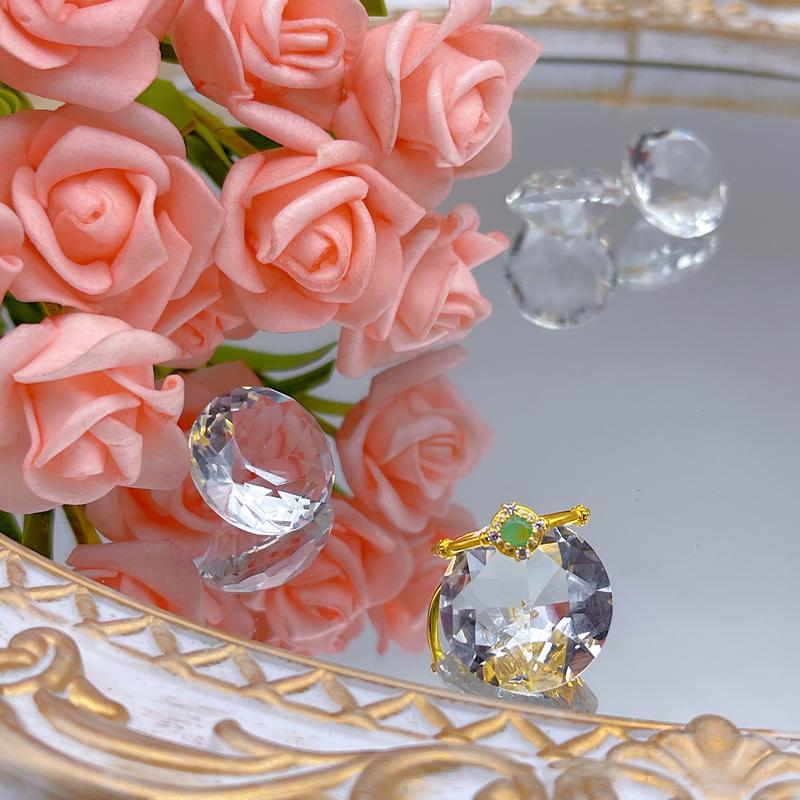 Product Introduction of S925 emerald 02 ring Birthday Daily Anniversary 2
