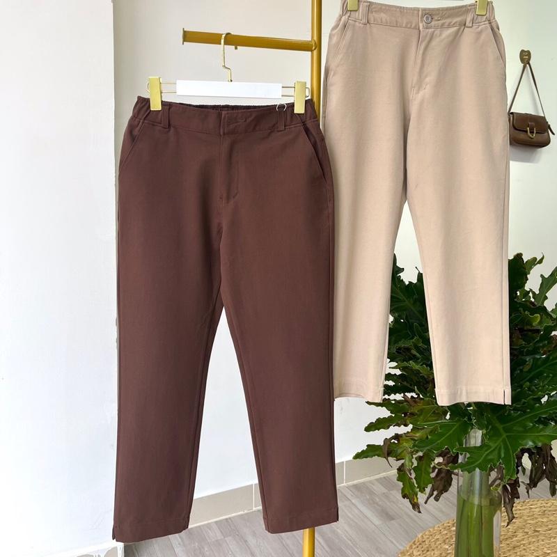  QUẦN KAKI 9 TẤC NỮ FORM SKINNY RẤT TÔN DÁNG - VẢI KAKI HÀNG LOẠI 1 CAO CẤP 