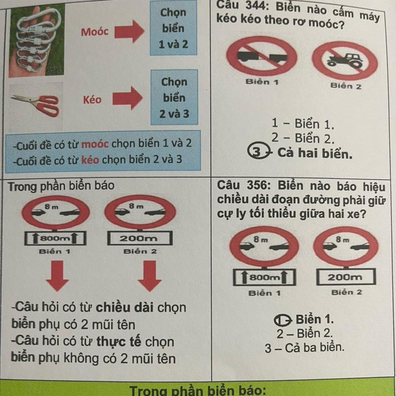 Combo bộ tài liệu mẹo thi ô tô hang B số sàn, B tự động, C1, C và nâng hạng mới nhất hiện nay 4