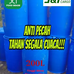 drum plastik hdpd 200L super kuat tahan badai