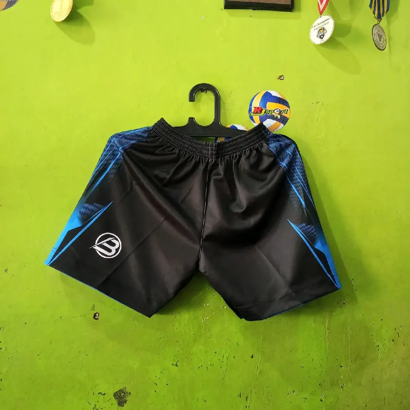 Celana Voli Full Printing Depan Belakang Size M - Bahan Lotto Nyaman untuk Olahraga - Sport 4