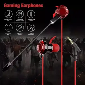 XG120 Headset Gaming Earphone untuk Mobile Legend PUBG Dengan Mikrofon Suara Musik Bass Stereo Headphone
