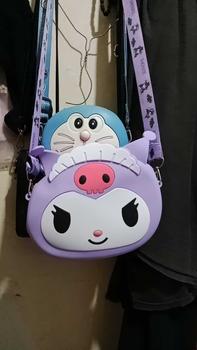Product Review of [Muat HP] Tas Selempang Karakter Kartun Anak Cowo Cewe Lucu Ukuran BESAR Muat HP Cetakan Emboss 3D Real Pic Bisa COD Fashion from D**Y 1