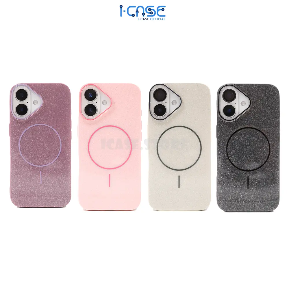 Cilupbah Glitter Bling Magnetic Case for iPhone 11 12 13 14 15 16 17 18 Plus Pro Max