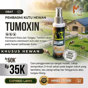 Obat Anti Kutu Sapi Kerbau Basmi Parasit Serangga Semprot Spray multipak 24 bulan anjing & kucing 6 bulan