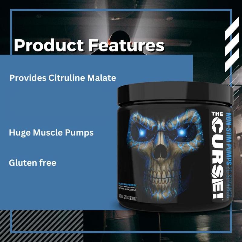 Product Introduction of JNX Sports, The Curse Non-Stim Pumps, Pre- Workout, 20 servings (266g) 0